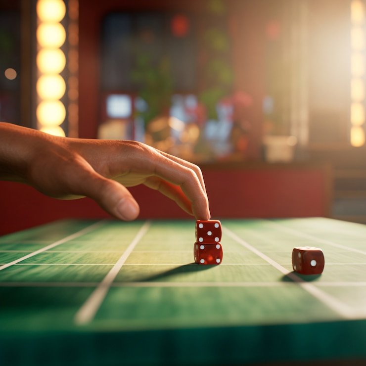 Ilustrasi konsep responsible gaming berupa keseimbangan hiburan dan kontrol diri
